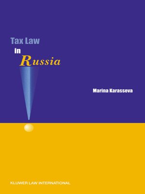 cover image of Tax Law in Russia